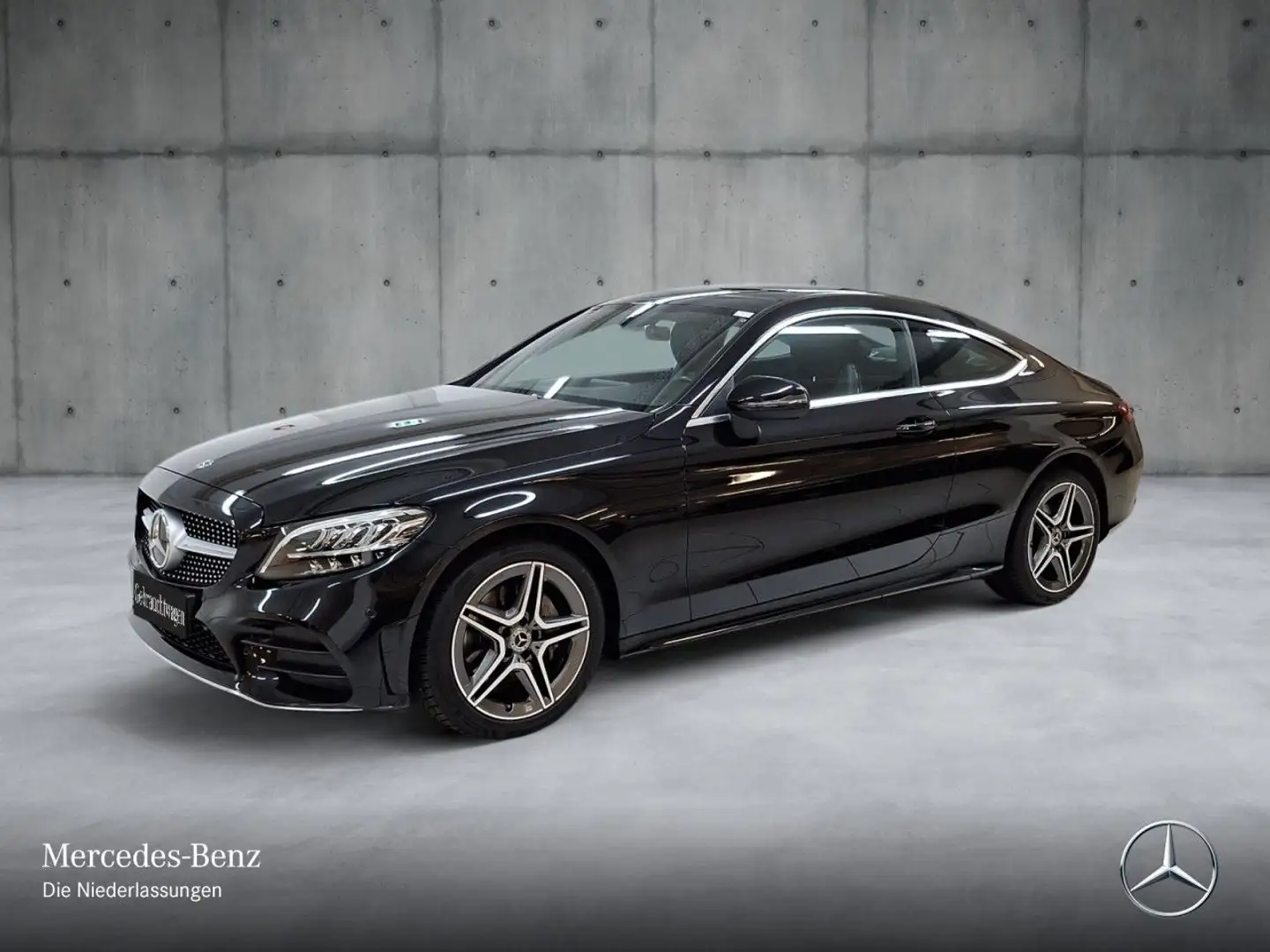 Mercedes-Benz C 180 Coupé AMG+LED+KAMERA+KEYLESS Noir - 2