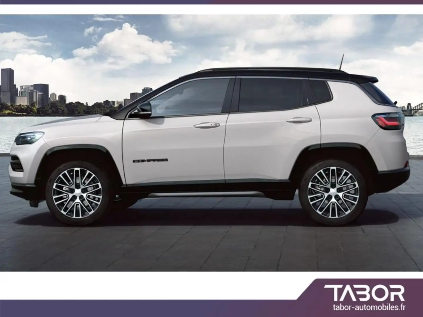 Jeep Compass 1.5 MHEV 130 DCT Summit Pano GPS Blanc - 2