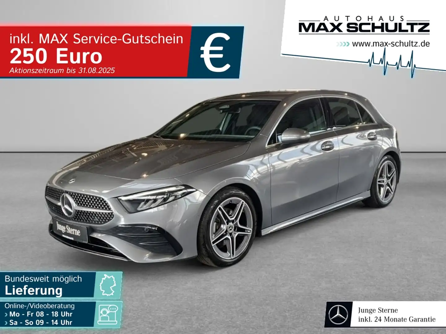 Mercedes-Benz A 200 Kompaktlimousine AMG*LED*SpurH*AHK*PDC*RFK Gris - 1