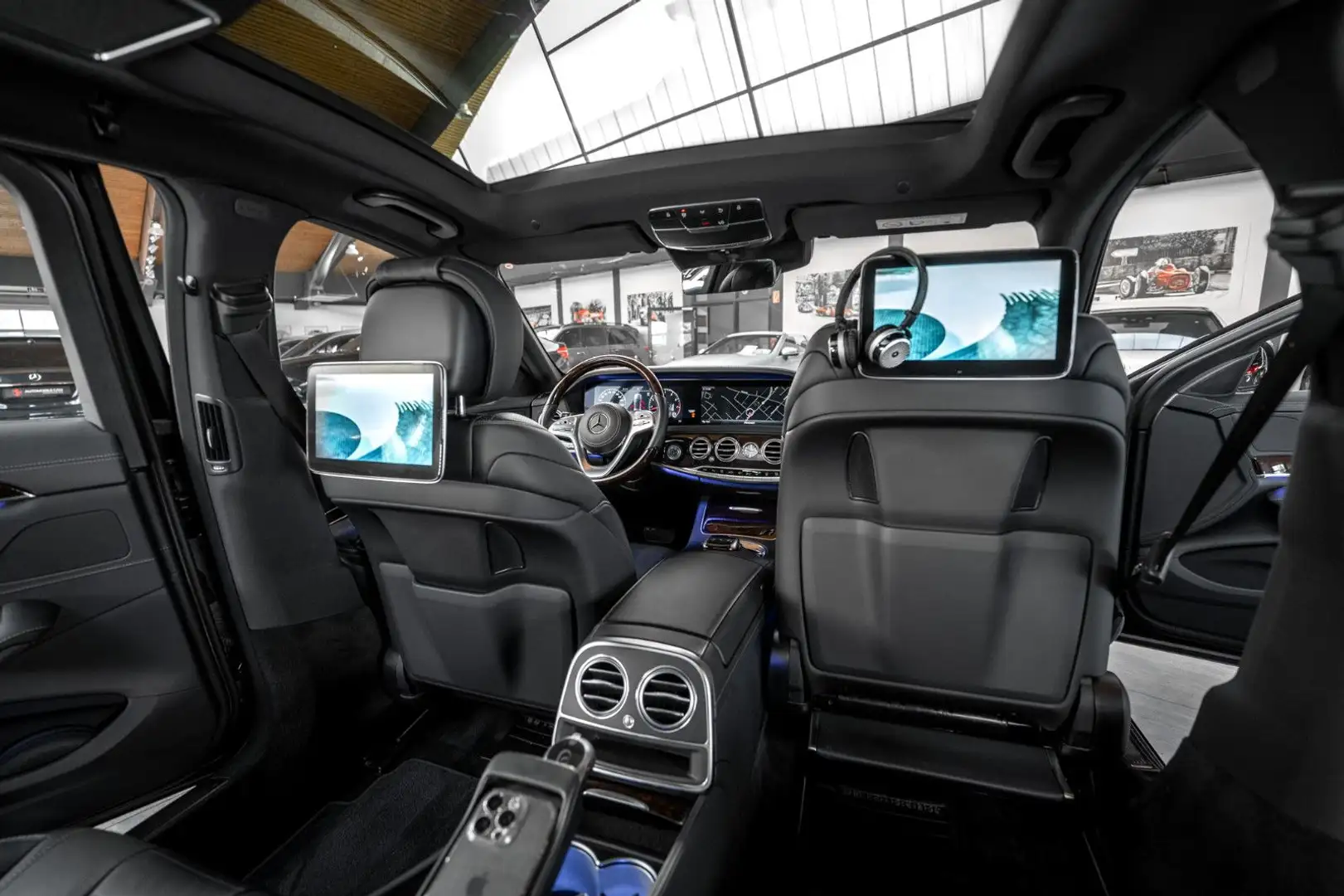 Mercedes-Benz S 560 4M LANG MAYBACH #FIRST-CLASS #TISCHE #KINO Noir - 2