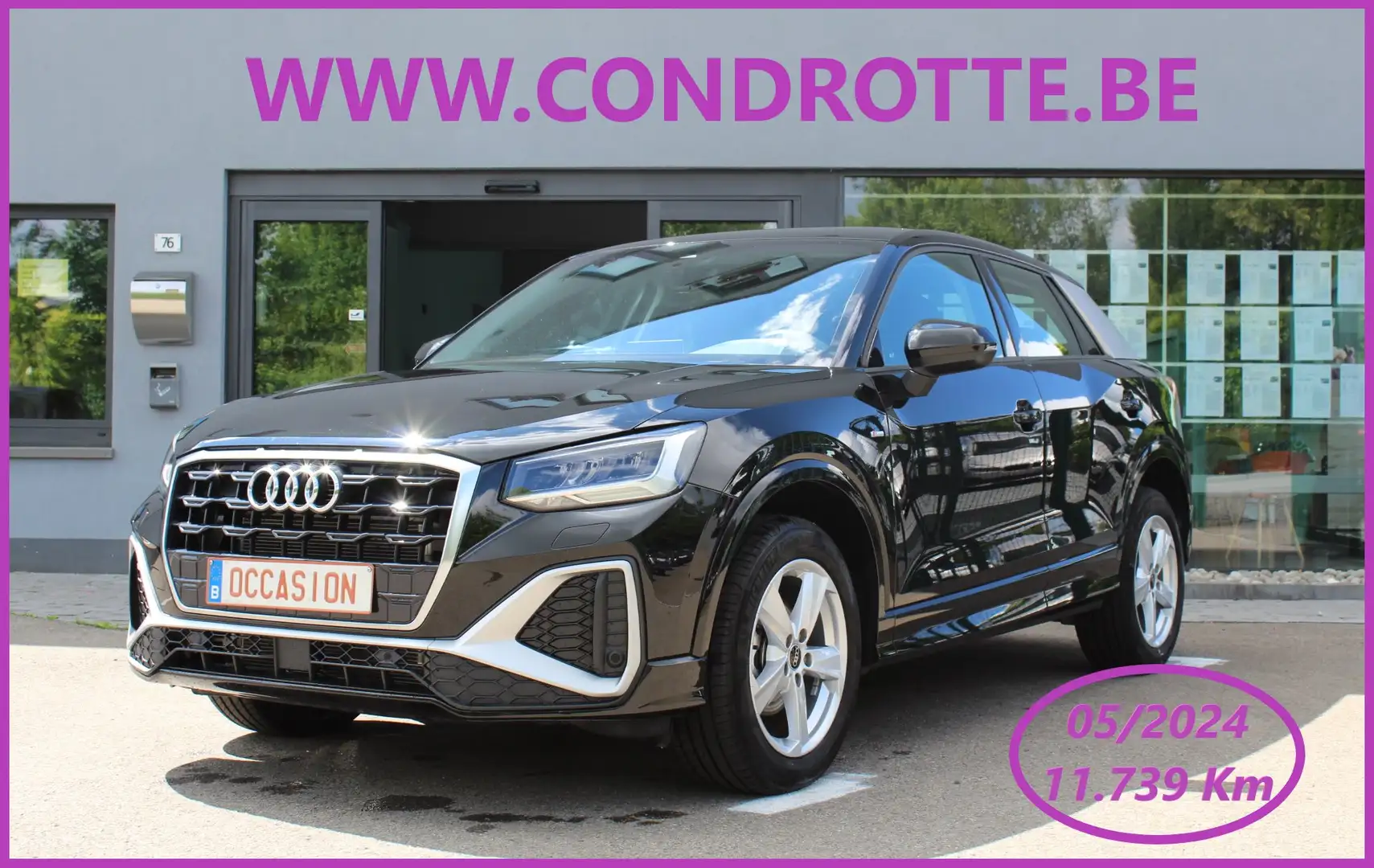 Audi Q2 SB 35 TFSI 150 CV S-LINE Noir - 1
