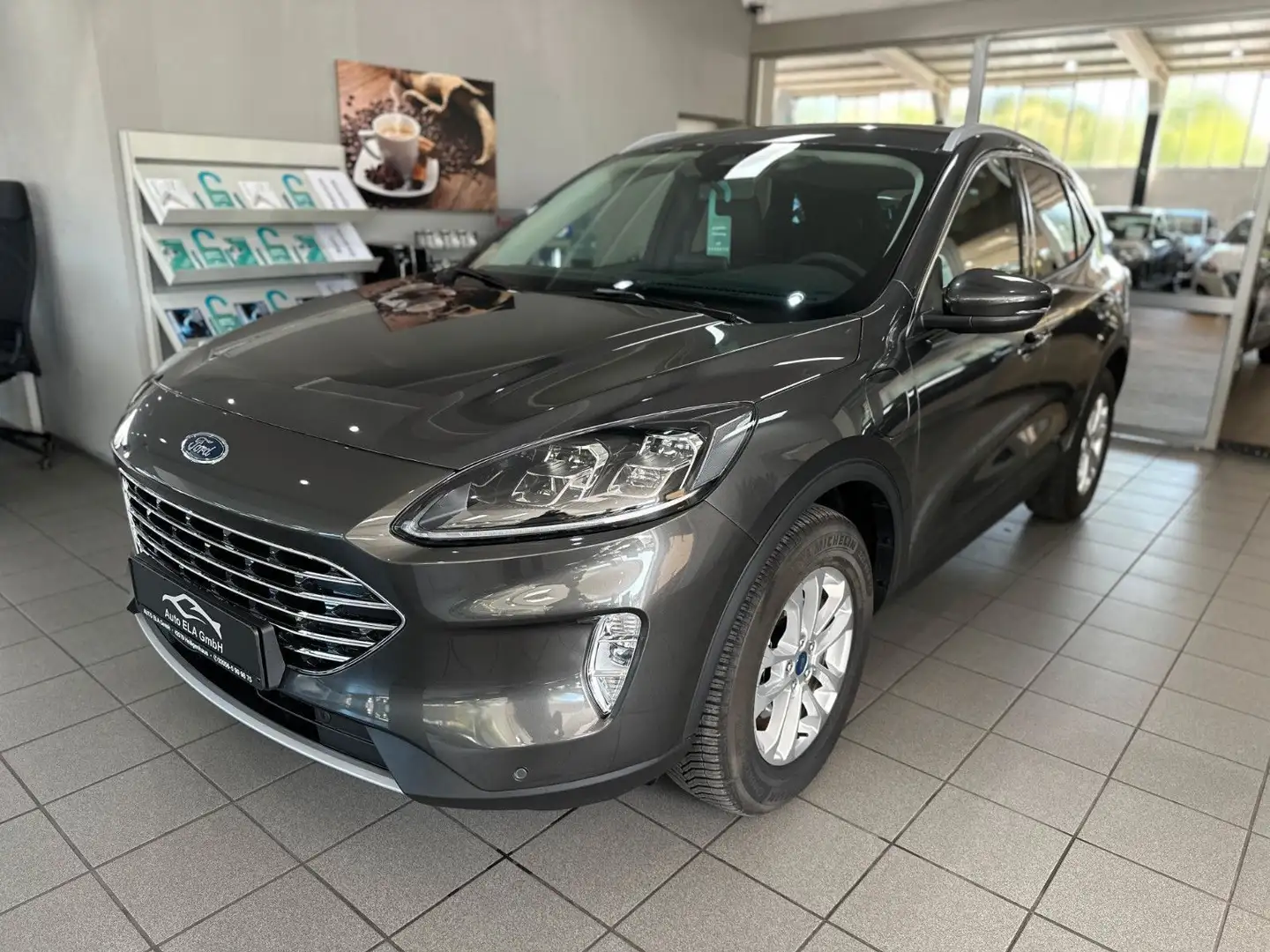 Ford Kuga 2.5 Plug-In Hybrid Titanium X 1.Hand|Leder Grau - 1