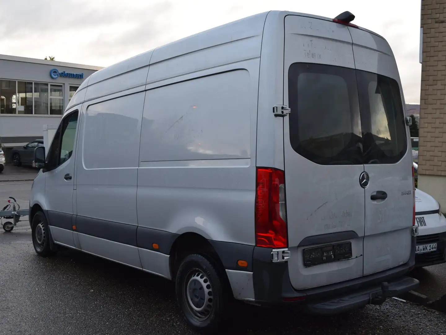 Mercedes-Benz Sprinter 214 L2 Hochdach Kamera Spurhaldeasys. AHK Argent - 2