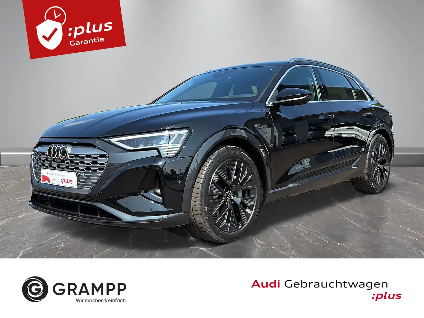 Audi Q8 e-tron 55 Advanced +360°+DIGITAL-MATRIX+CCS+ Schwarz - 1