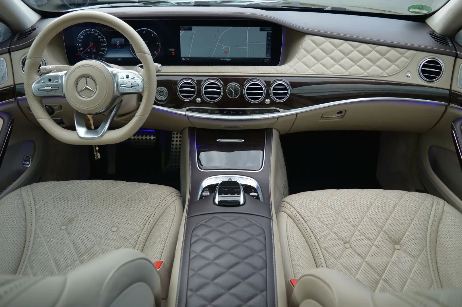 Mercedes-Benz S 400 d L 4Matic*S63 AMG*BURMESTER*LED*Pano*360° Noir - 2