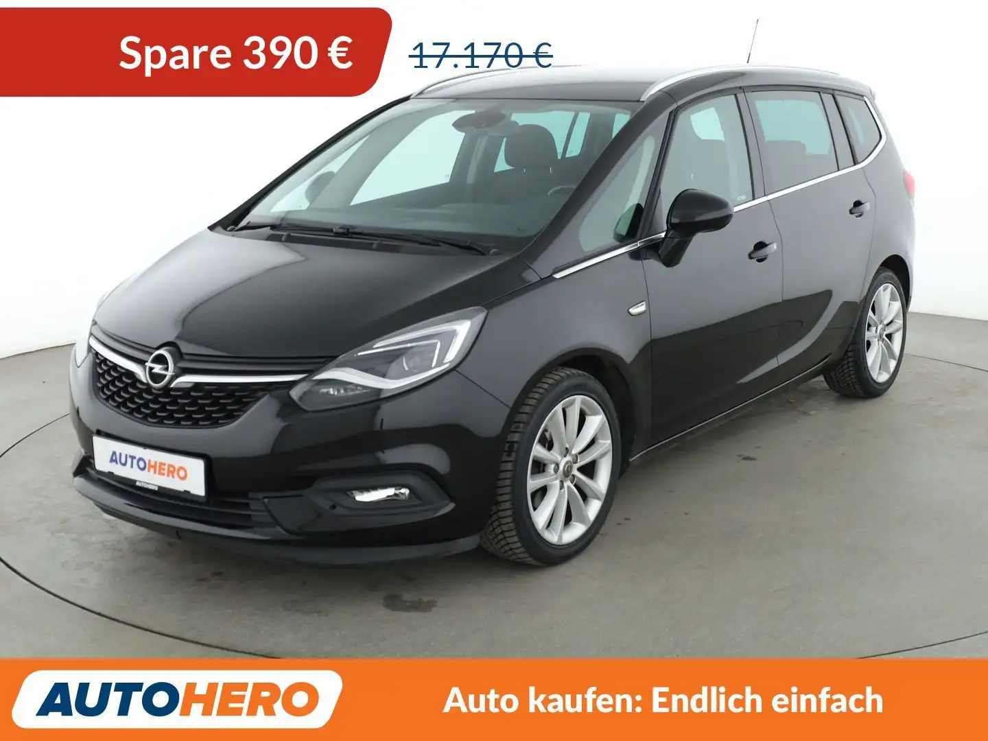 Opel Zafira Tourer 1.4 Turbo Innovation Aut.*NAVI*BiLED*CAM*TEMPO*SHZ Schwarz - 1
