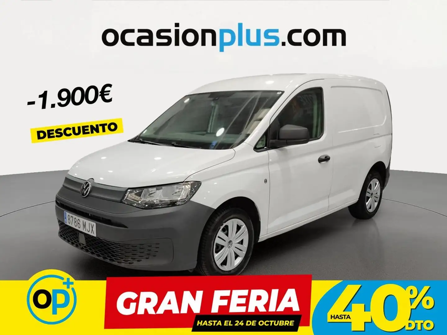 Volkswagen Caddy Cargo Furgón 2.0TDI 75kW Blanco - 1