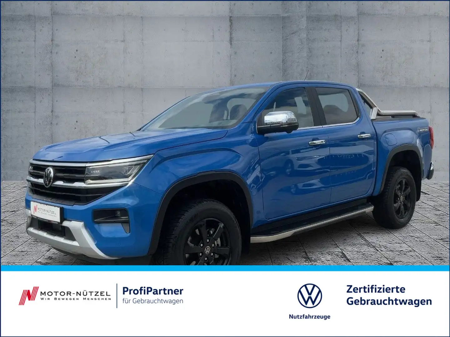 Volkswagen Amarok DC V6 TDI STYLE MATRIX+NAV+ACC+STDHZG+AHK Blau - 1