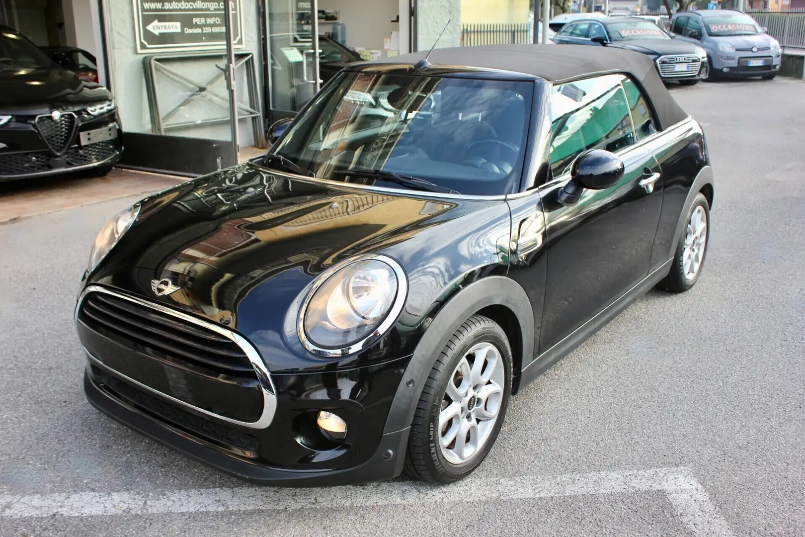 MINI Cooper Cabrio 1.5 STEPTRONIC 136CV SEDILI SPORT ANTRACITE NAVI P Nero - 2
