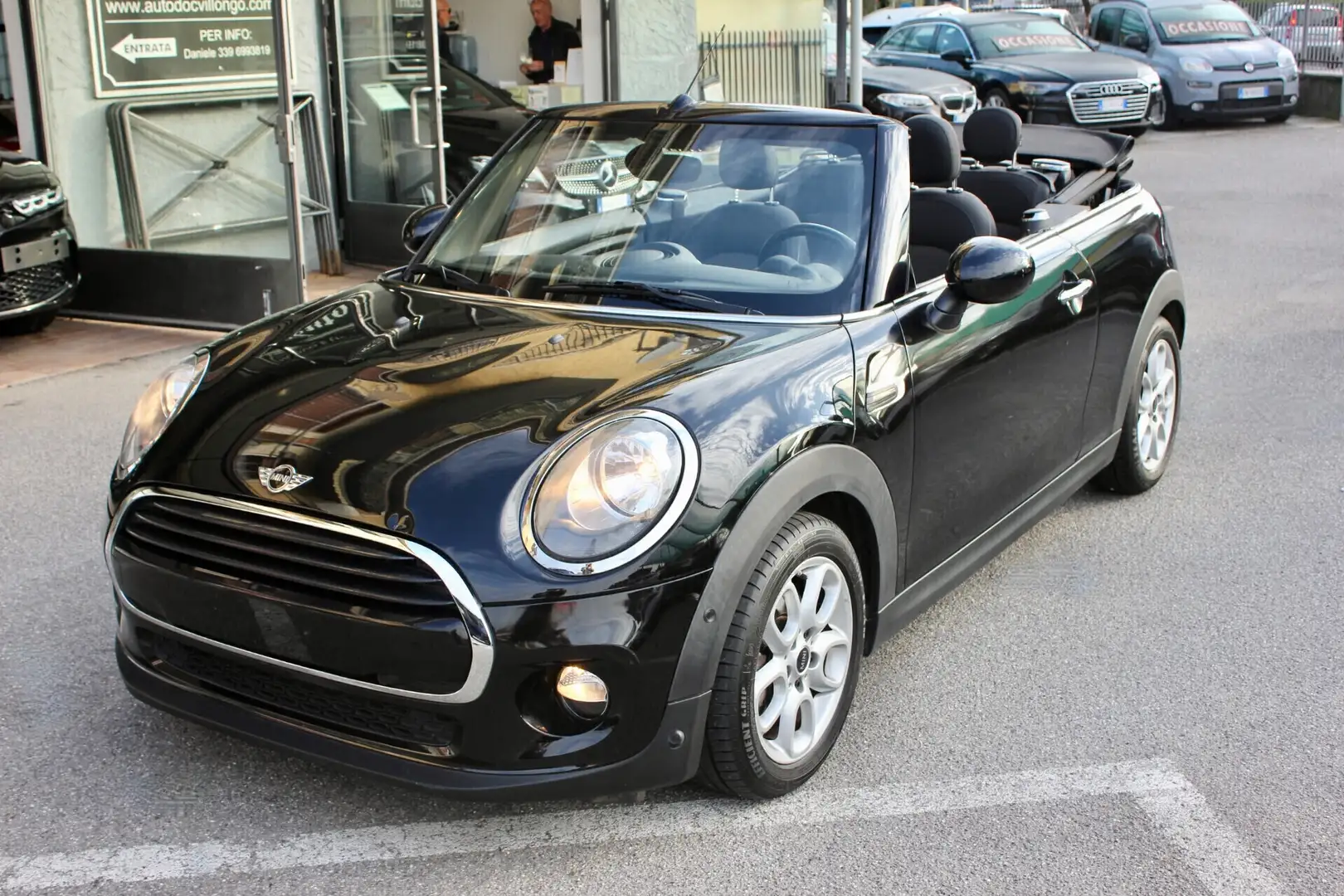 MINI Cooper Cabrio 1.5 STEPTRONIC 136CV SEDILI SPORT ANTRACITE NAVI P Nero - 1