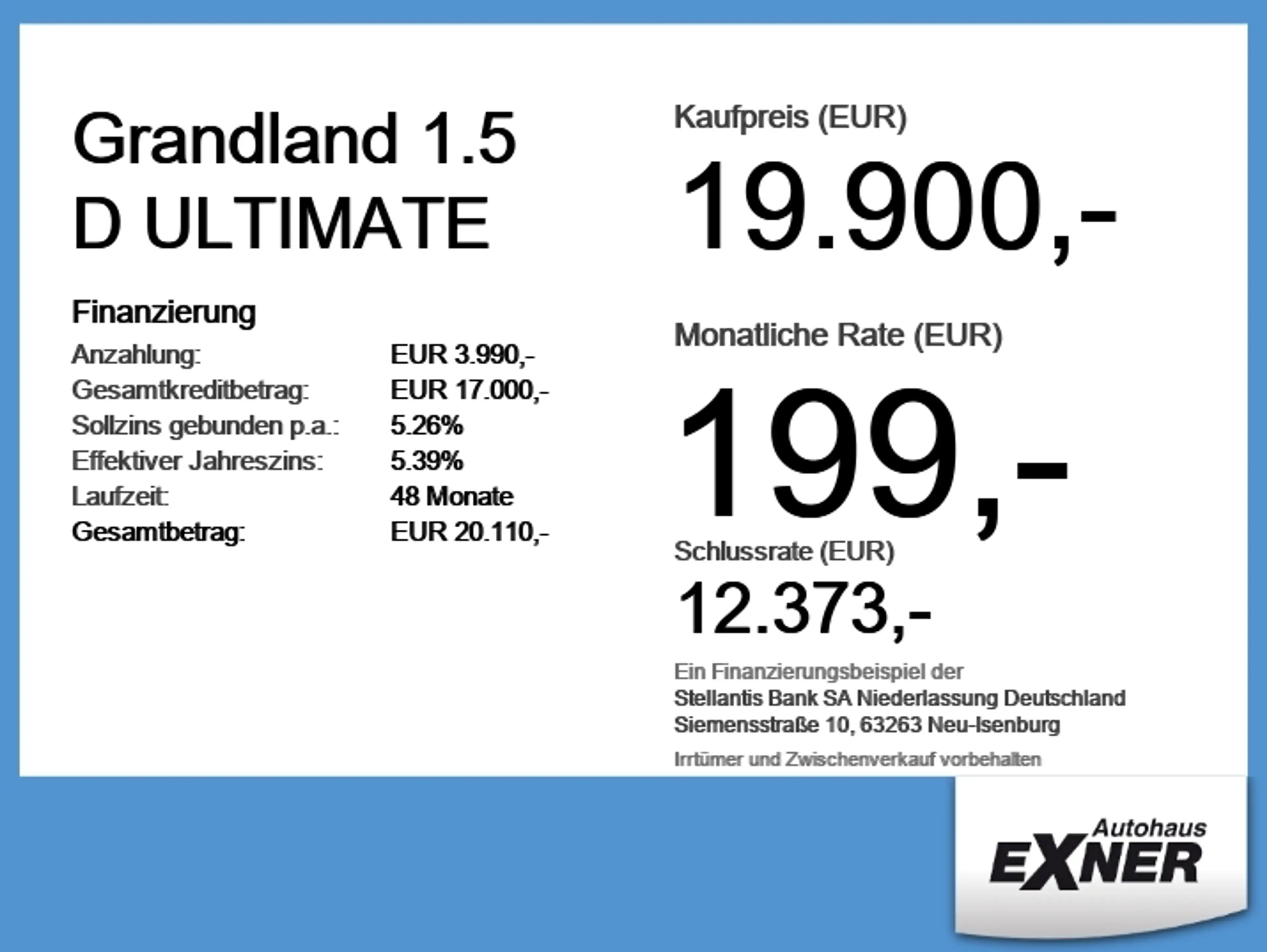 Opel Grandland 1.5 D ULTIMATE Navi+LED+TechPak Park&Go — photo 6