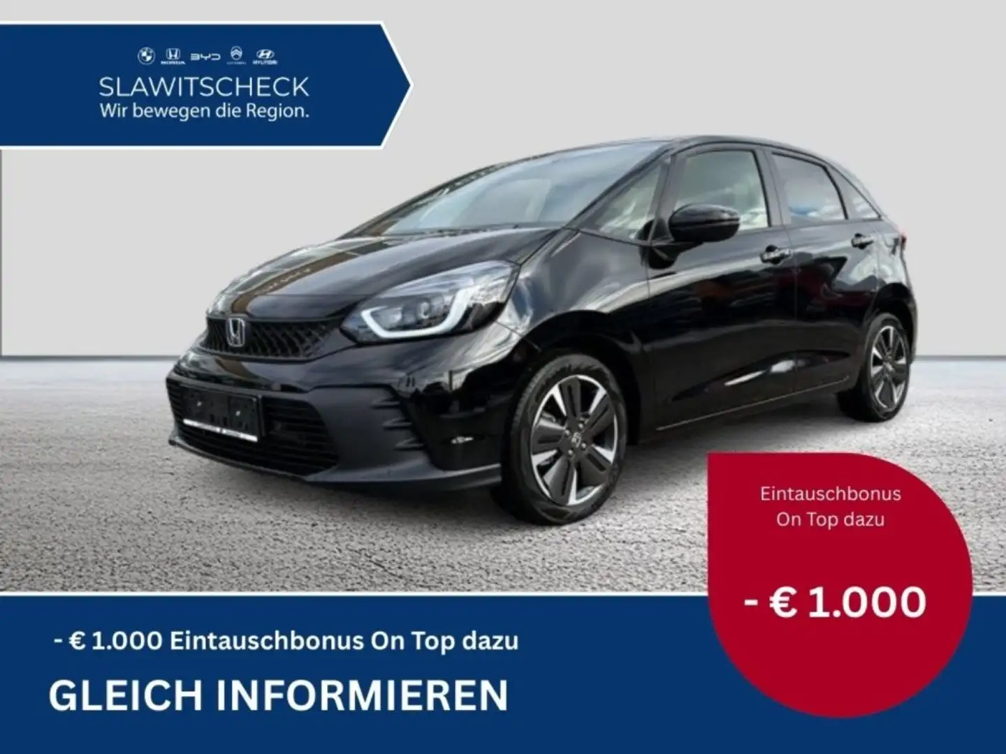 Honda Jazz 1.5 eCVT Advance Schwarz - 1