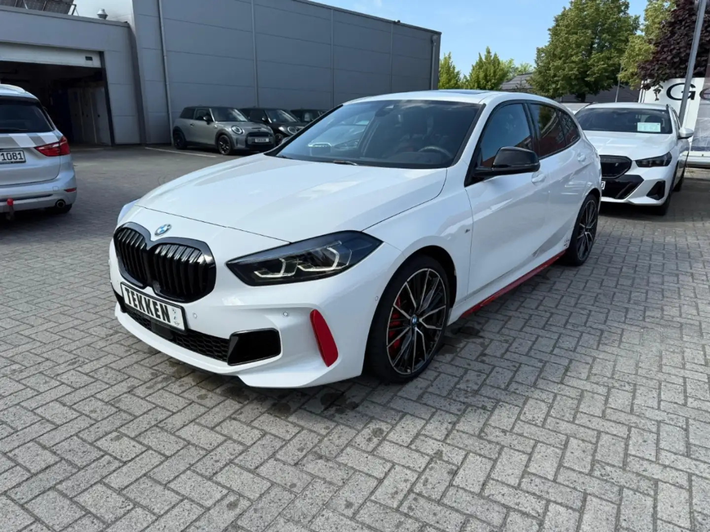 BMW 128 ti M-Sportpaket/HUD /Panodach/Navi/H&K/El.Sitze Blanc - 1