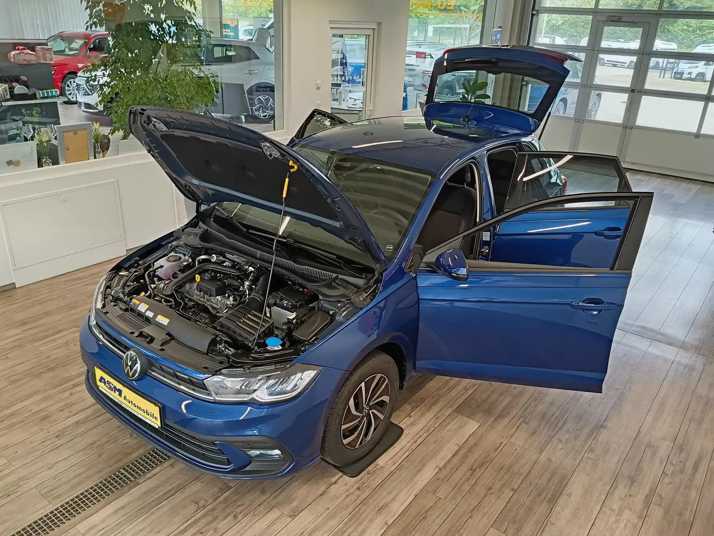 Volkswagen Polo Life 1.0 TSI 70kW DSG*LED*ACC*R-KAM*PDC*SHZ Blau - 2