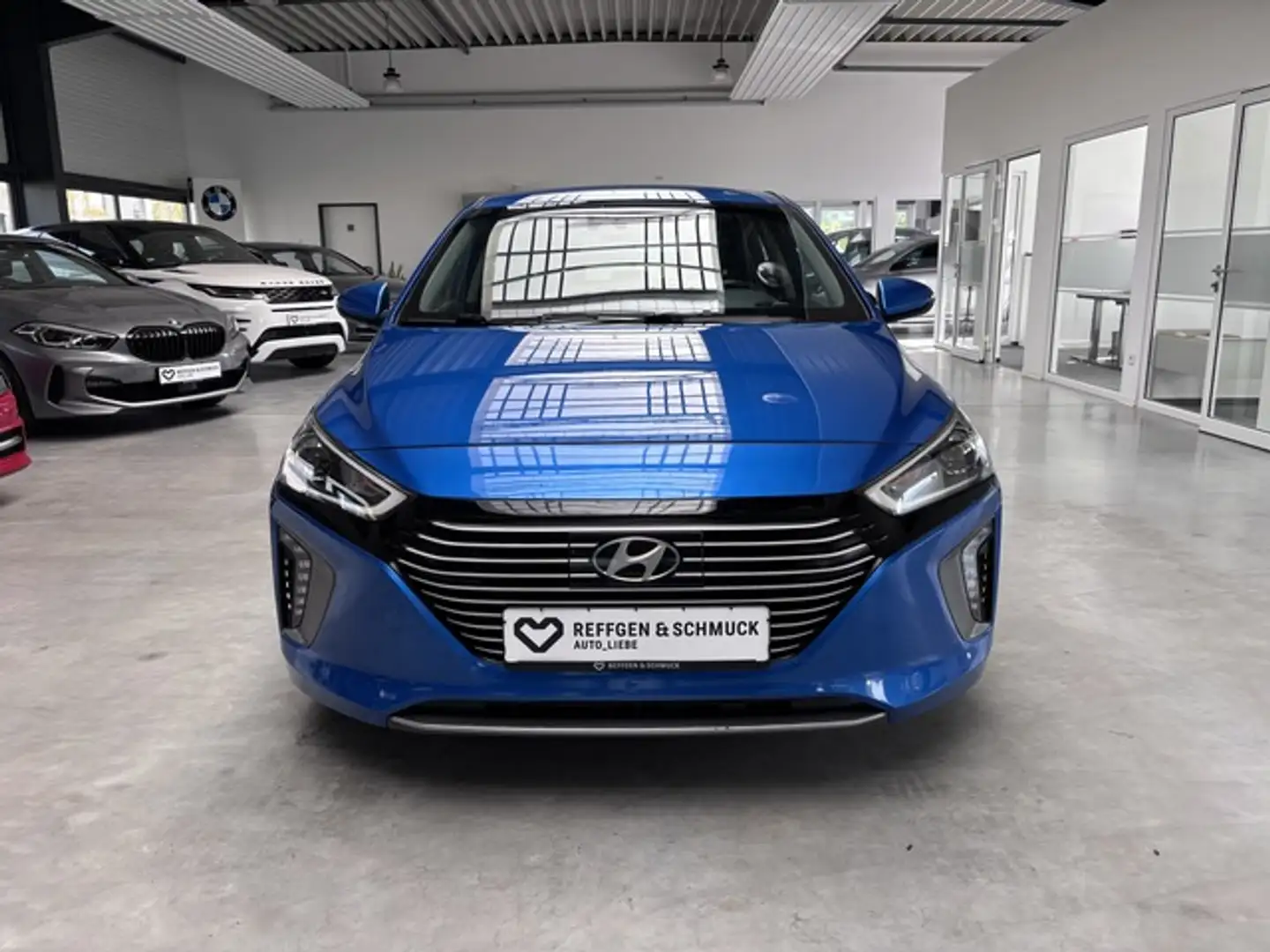 Hyundai IONIQ STYLE HYBRID AUTOMATIK+NAVI+XENON+INFINITY Bleu - 2