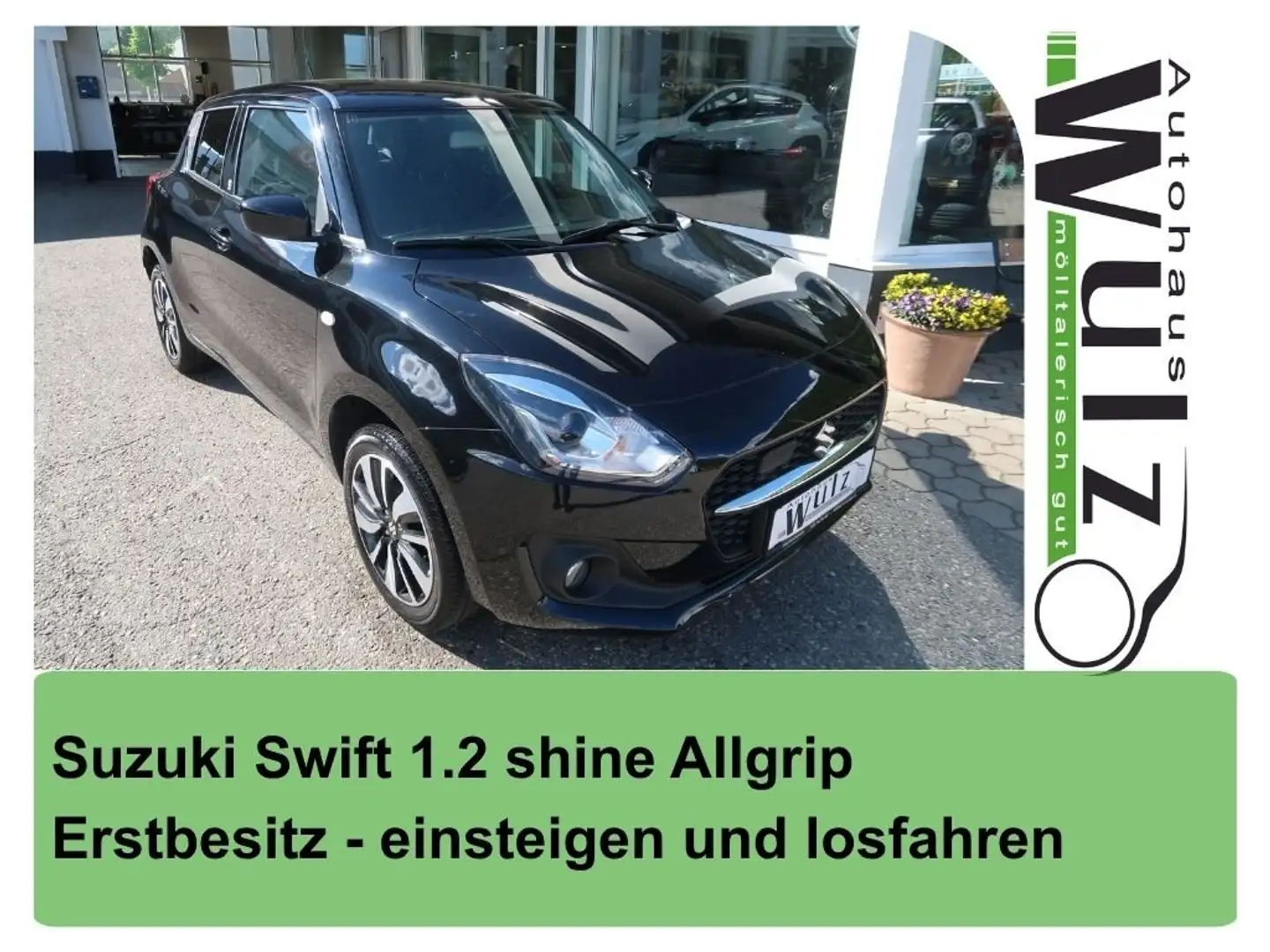 Suzuki Swift Swift 1,2 Hybrid Allgrip Shine ERSTBESITZ Schwarz - 1