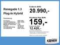 Jeep Renegade 1.3 Plug-In Hybrid LIMITED Navi, Klima, Schwarz - thumbnail 2