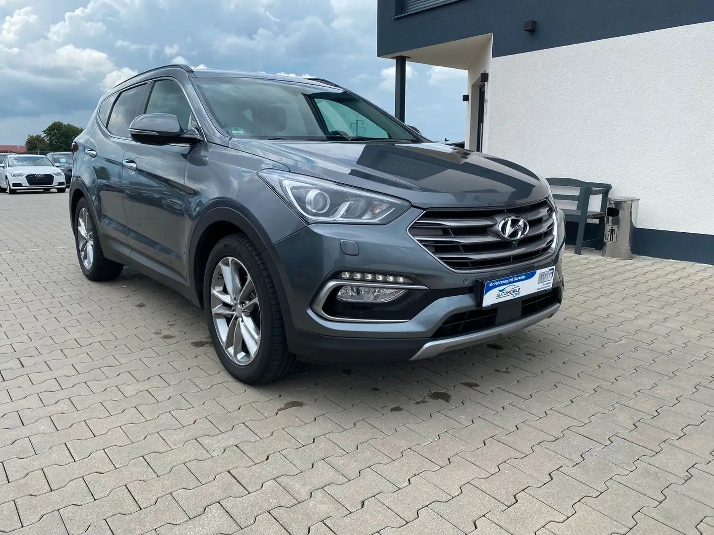 Hyundai SANTA FE Premium 4WD|XENON|SitzKlima|1Hd|VOLL| Plateado - 1
