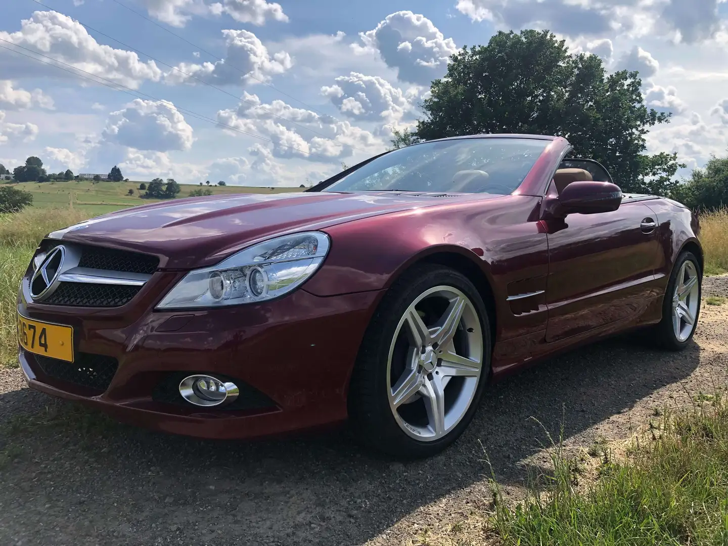 Mercedes-Benz SL 350 SL 350 7G-TRONIC Rood - 1