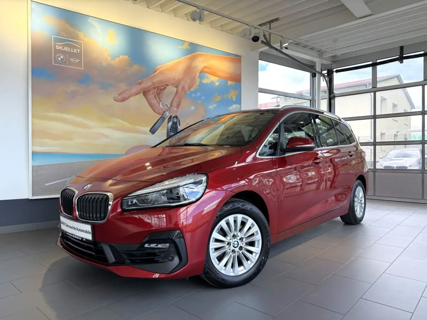 BMW 218 i Gran Tourer Aut. KAM+NAVplus+ACC+adp.LED+AL Rouge - 1