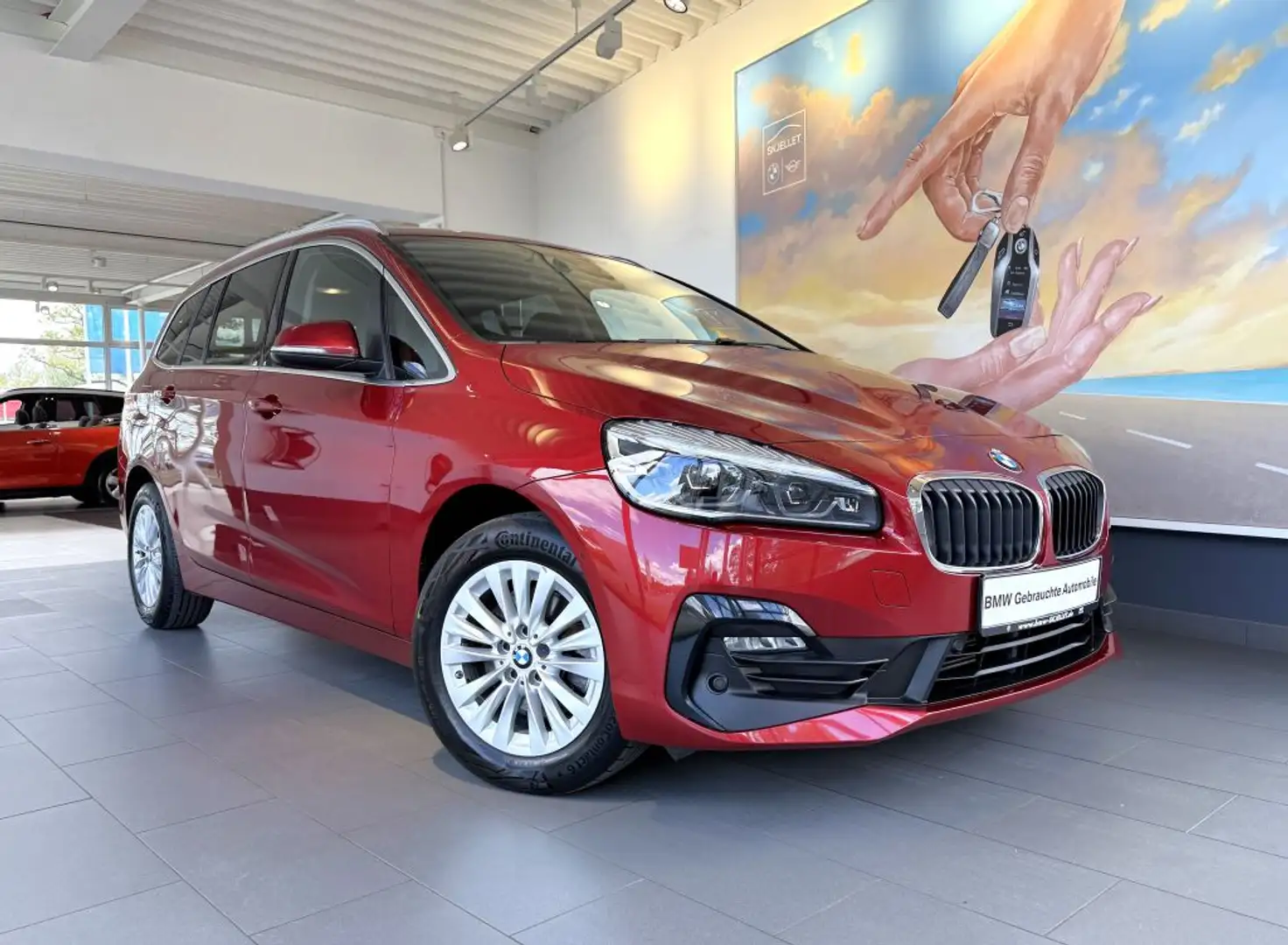 BMW 218 i Gran Tourer Aut. KAM+NAVplus+ACC+adp.LED+AL Rouge - 2