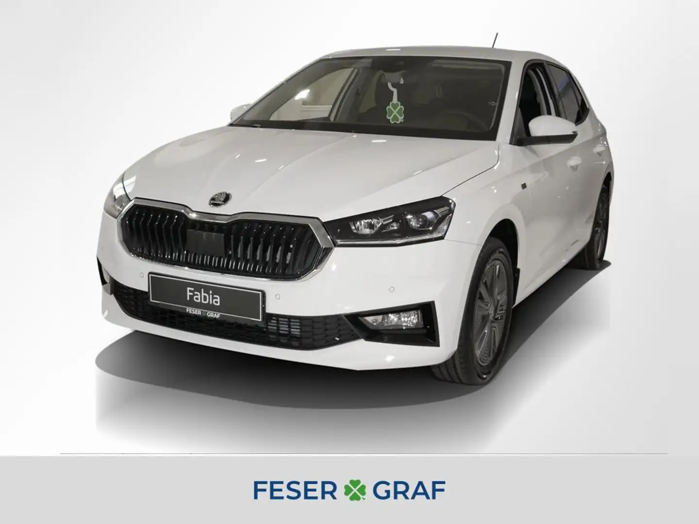 Skoda Fabia 1.0 TSI Tour Kessy RüKa Smart Link Sitzh. Weiß - 1
