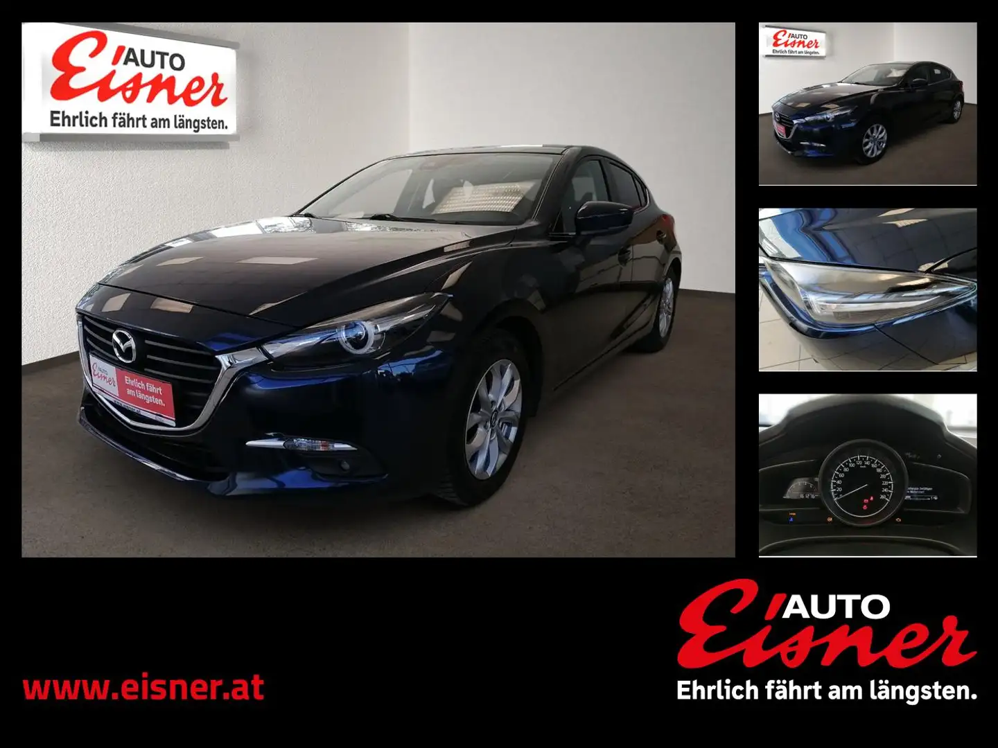 Mazda 3 CD 105 Attraction BIG DEAL Blau - 1