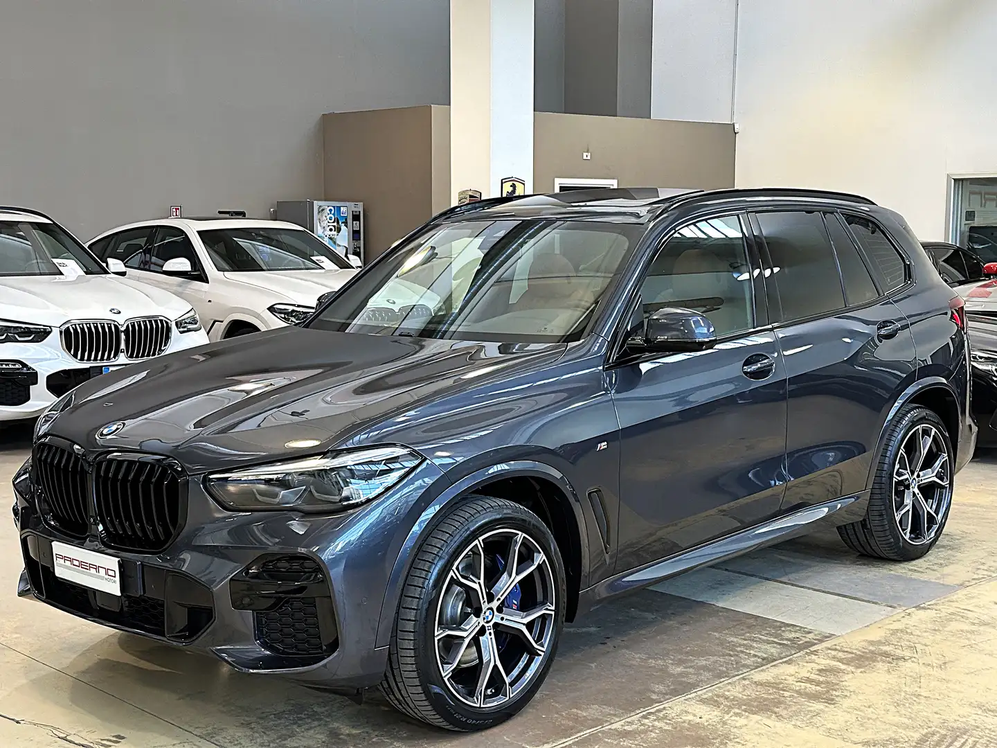 BMW X5 xdrive25d Msport-21"-Tetto-Camera 360-Pelle-Freni M Gris - 1