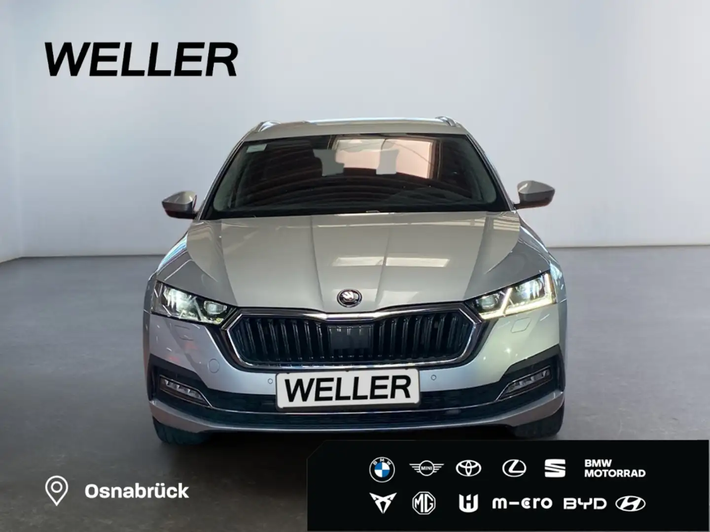 Skoda Octavia Combi 2.0 TDI DSG Style *LED*HUD*4x SHZ* Silber - 2