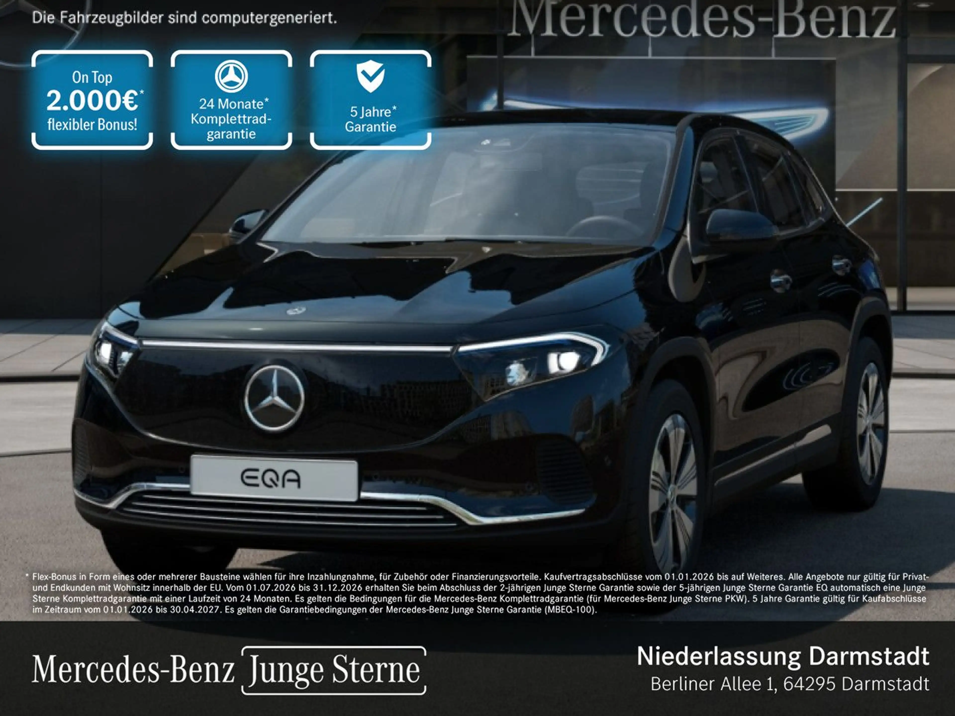 Mercedes-Benz EQA 300 4M PROG+PLUS-PAKET+AHK+KAMERA+KEYLESS+SPUR