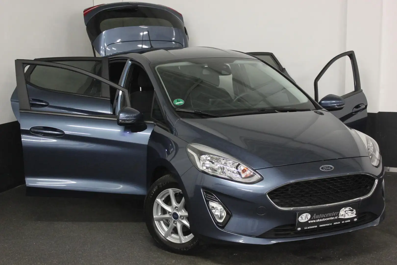 Ford Fiesta 1.1 AIRCO*STOEL+STUUR+VOORRUITVERWARMING NAVI Bleu - 2