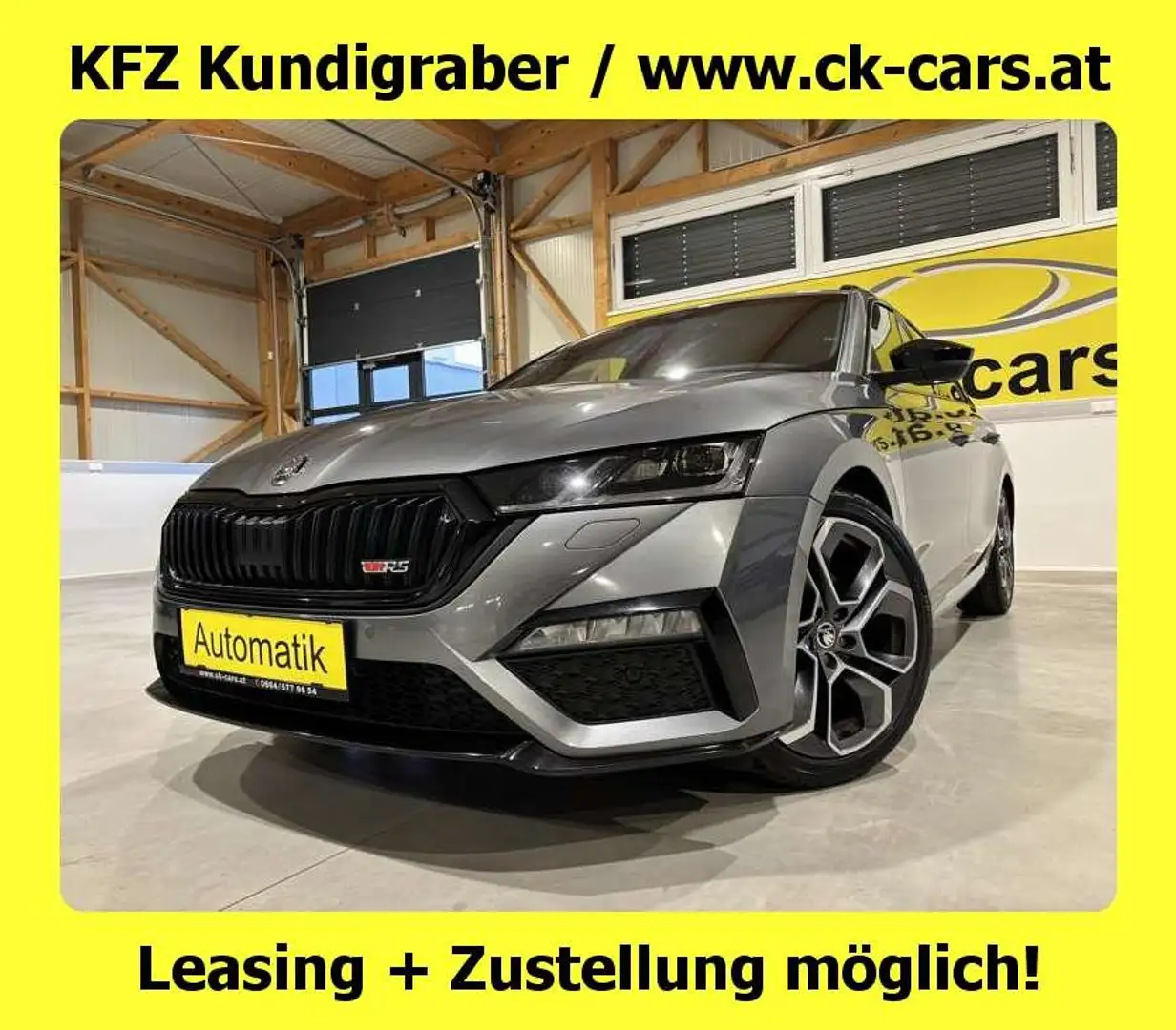 Skoda Octavia RS PLUS VIRTUAL COCKPIT AHK HEAD-UP STANDHEIZUNG Grau - 1