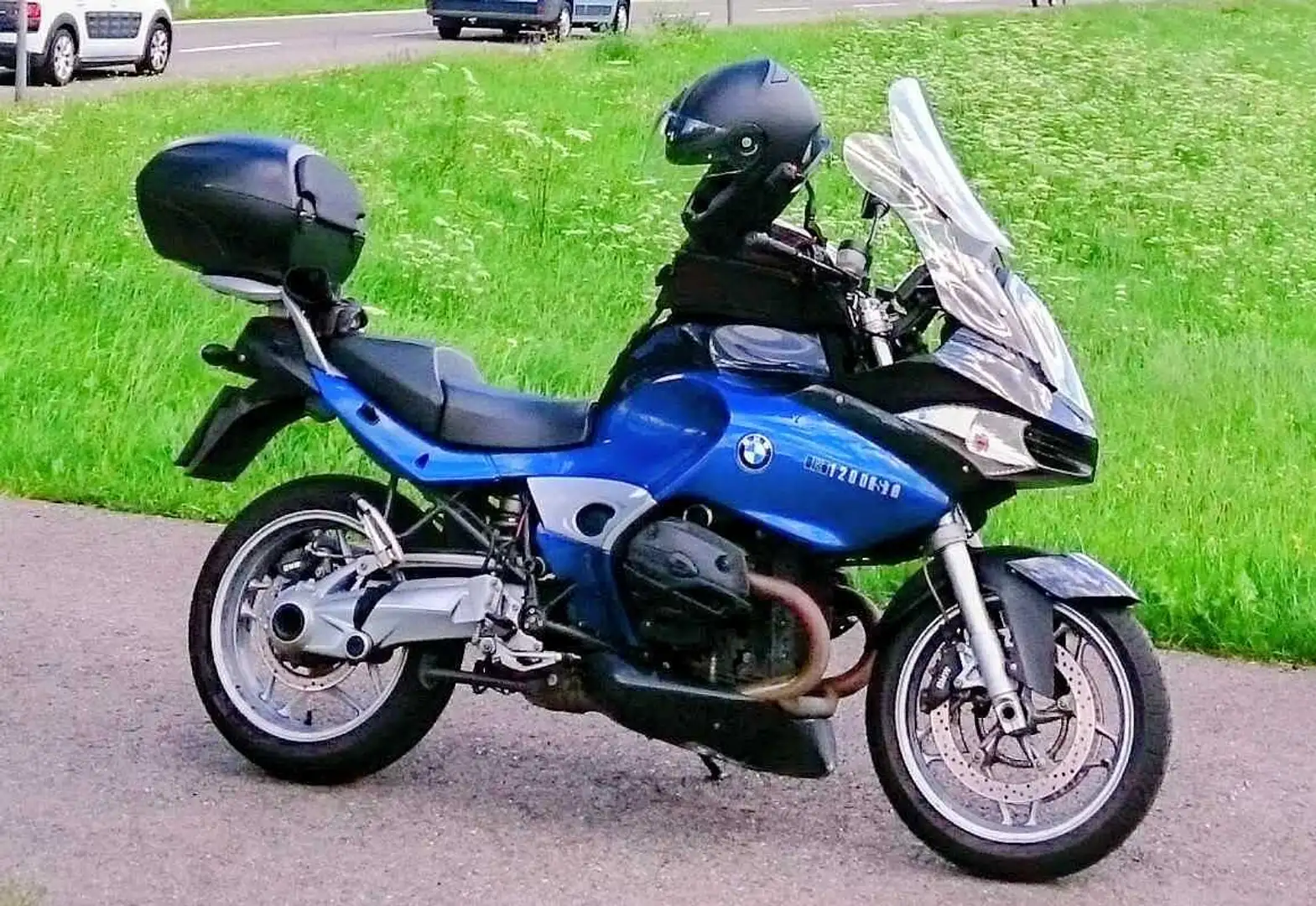 BMW R 1200 R1200ST Windschild verstellbar! R1200ST Blauw - 1