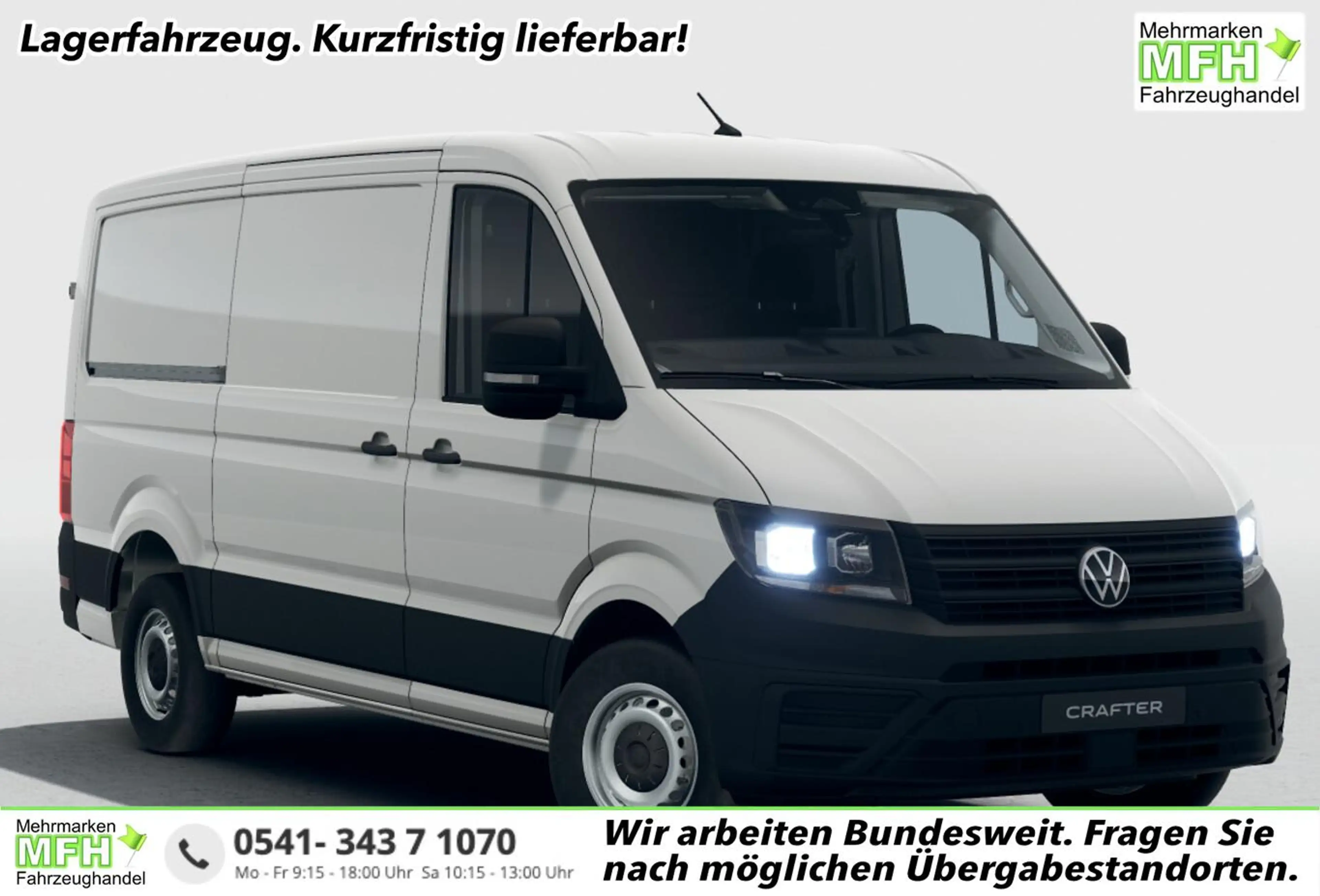Volkswagen Crafter 30 L3H2 3S Temp AppCo 2xPDC Vorber.AHK 103 kW (...