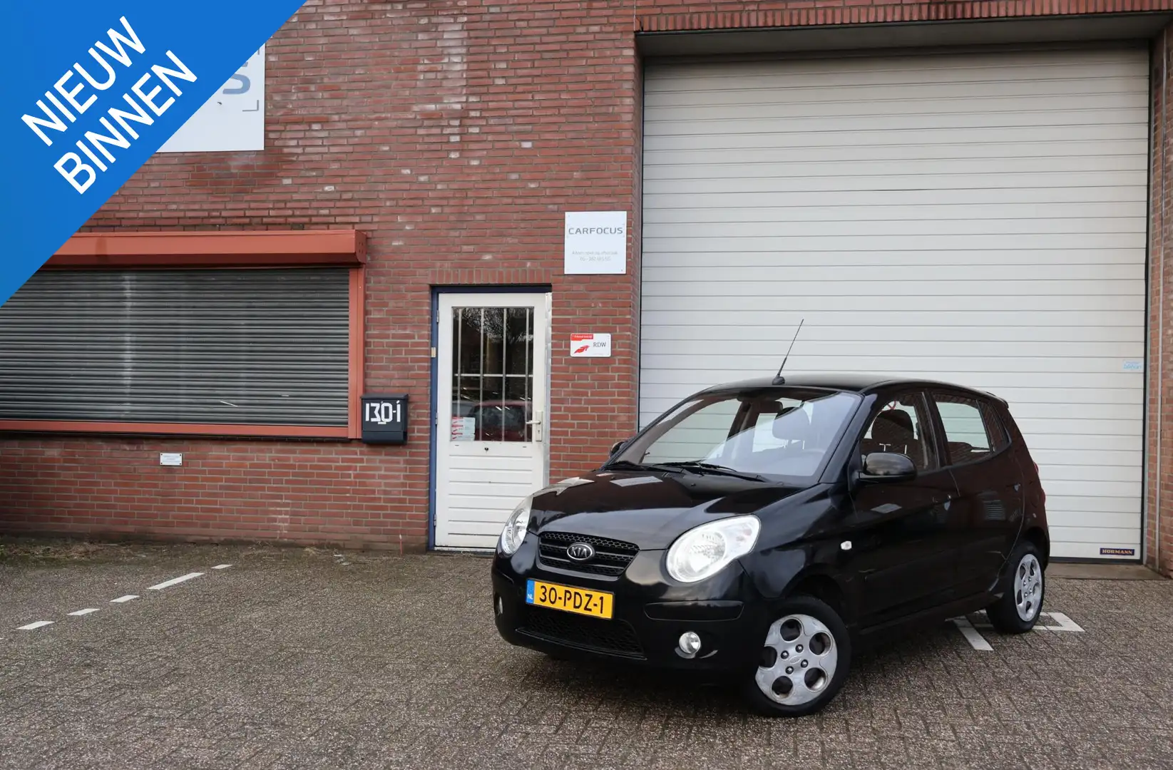 Kia Picanto 1.0 Seven 1e eigenaar NAP Airco 07-26 APK Schwarz - 1
