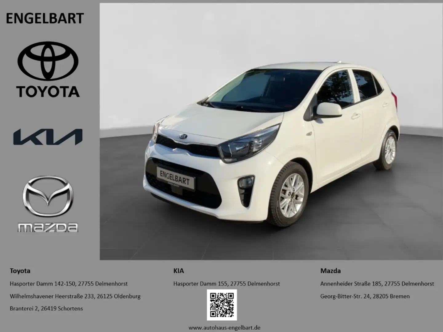 Kia Picanto Dream Team 1.0 Navigation Rückfahrkamera Blanc - 1