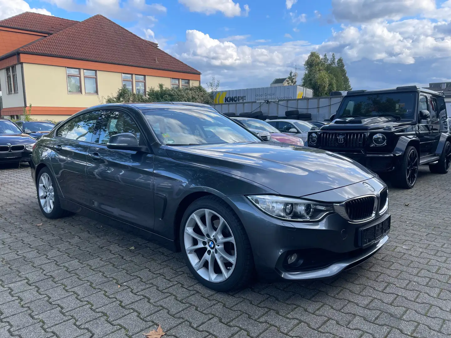 BMW 418 d Gran Coupé, Navi, Xenon, Kamera, Vollleder Сірий - 2