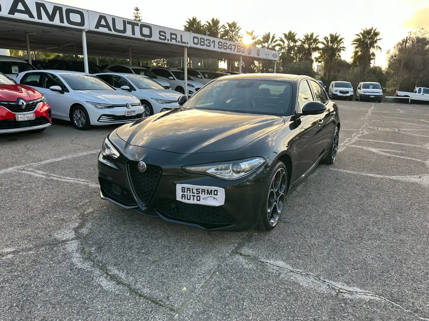 Alfa Romeo Giulia 2.2 TD Veloce MOTORE NUOVO Zwart - 1