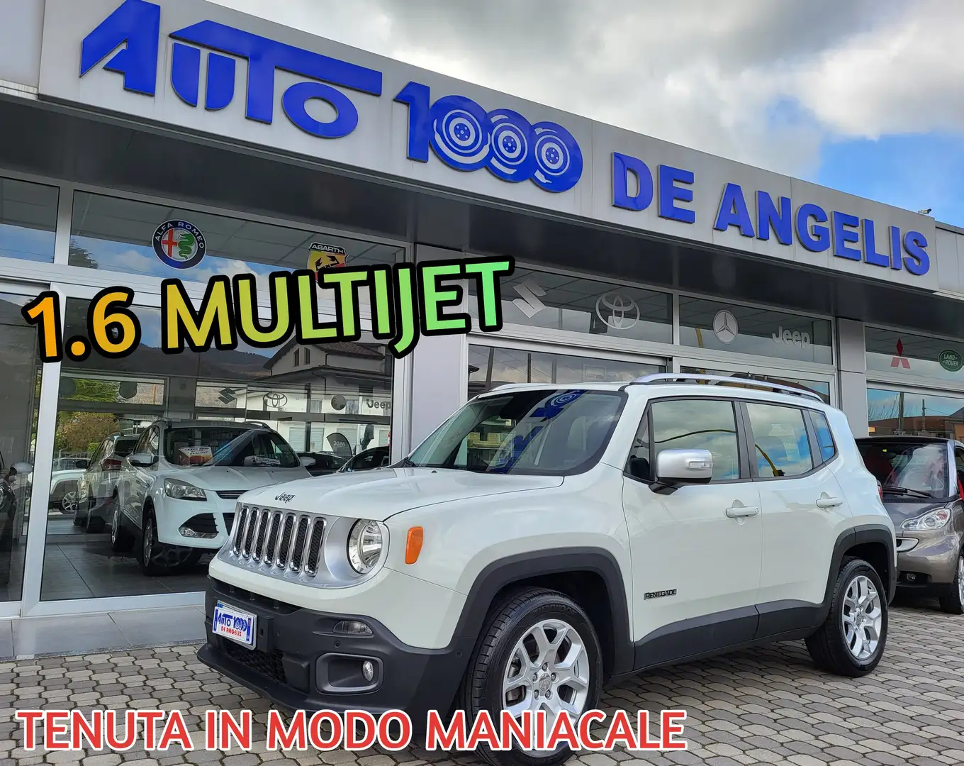 Jeep Renegade 1.6 MULTIJET 120CV E6 ** LIMITED ** FULL OPTIONALS Blanc - 1