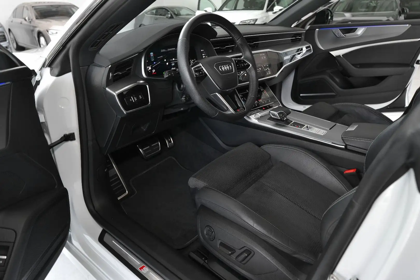 Audi A7 50 TDI *3x S-Line *Matrix* B&O* AHK* Standh.* Weiß - 2
