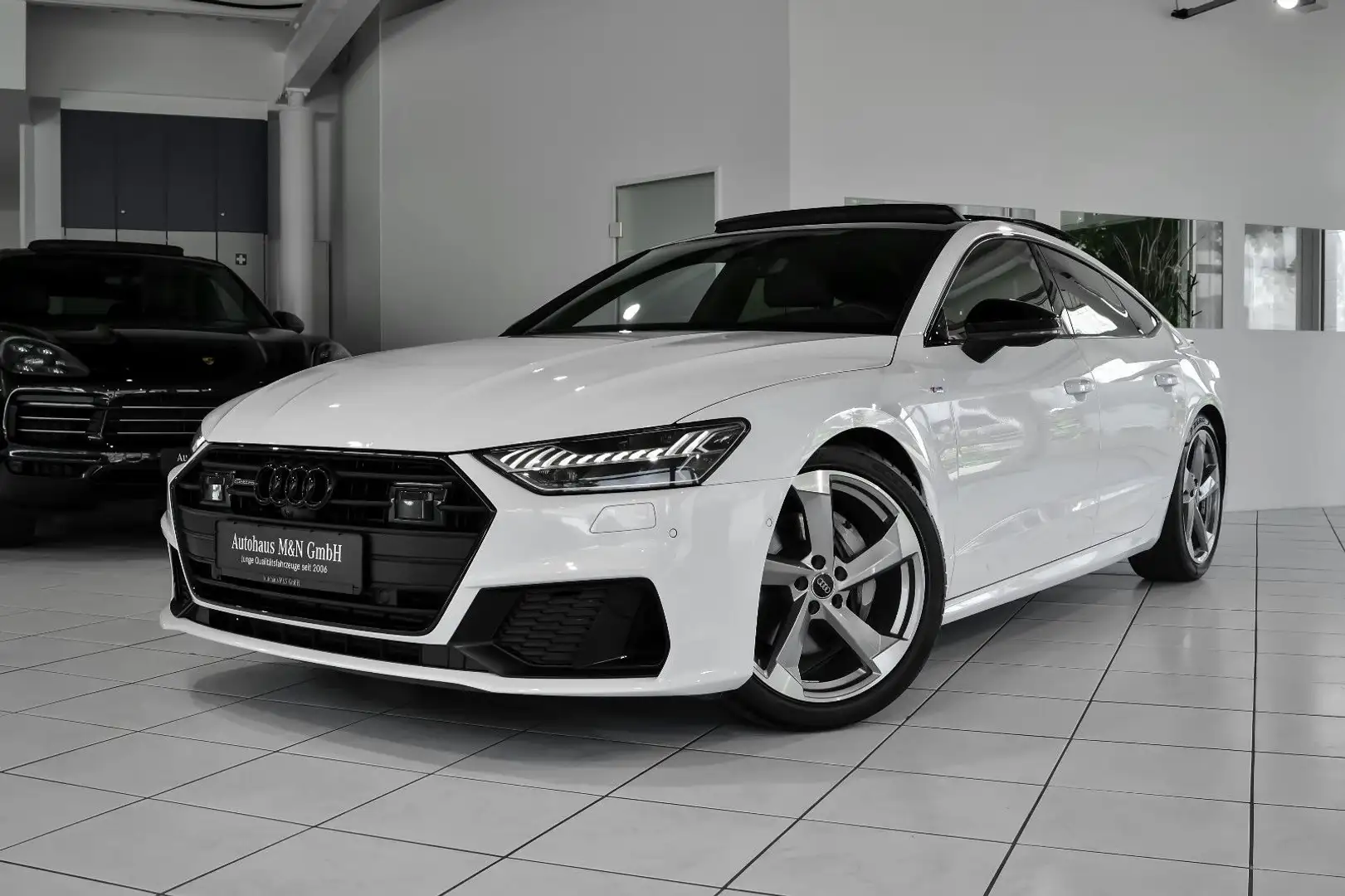 Audi A7 50 TDI *3x S-Line *Matrix* B&O* AHK* Standh.* Weiß - 1