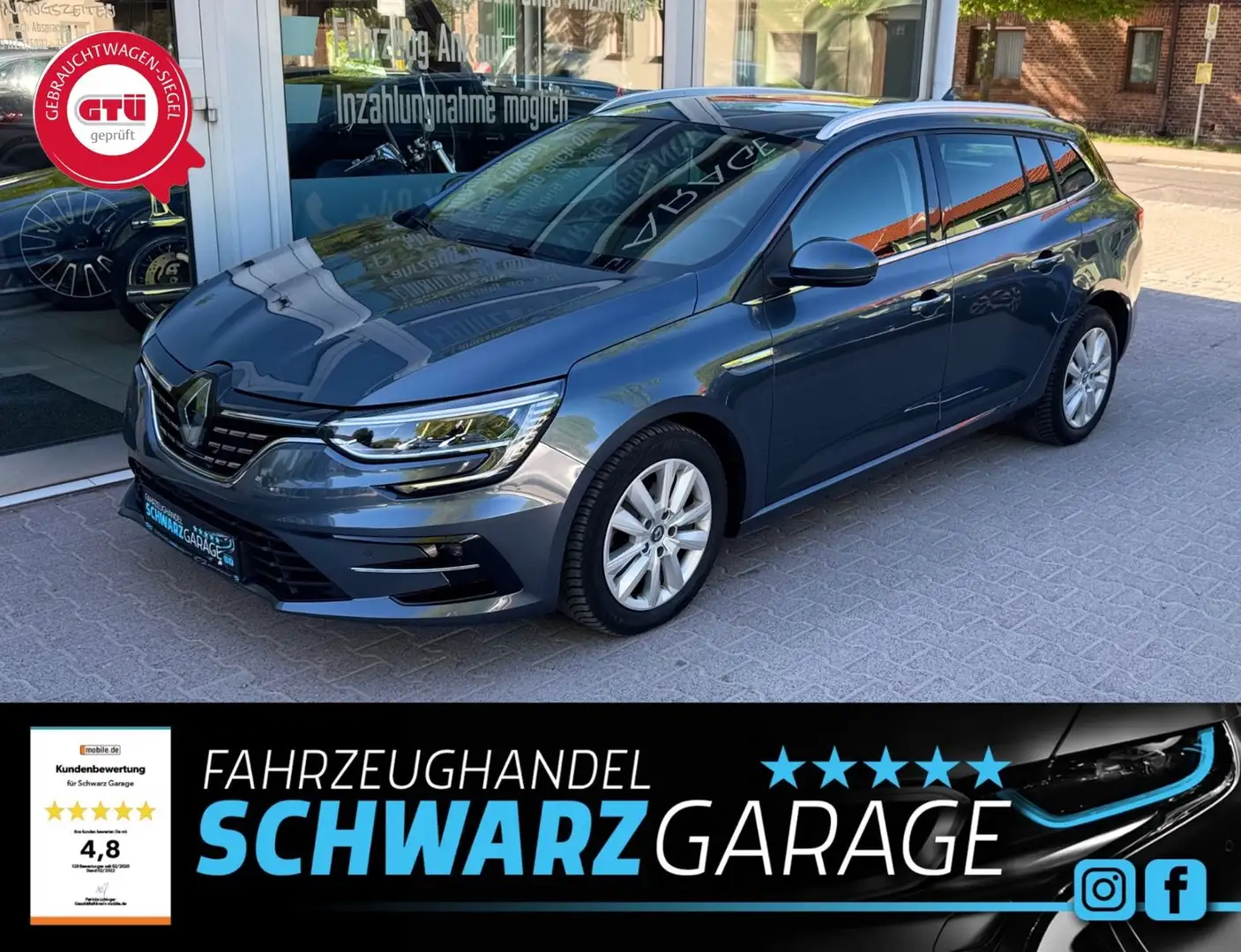 Renault Megane IV Grandtour Intens LED* WINTERPAKET*TÜV Grau - 1