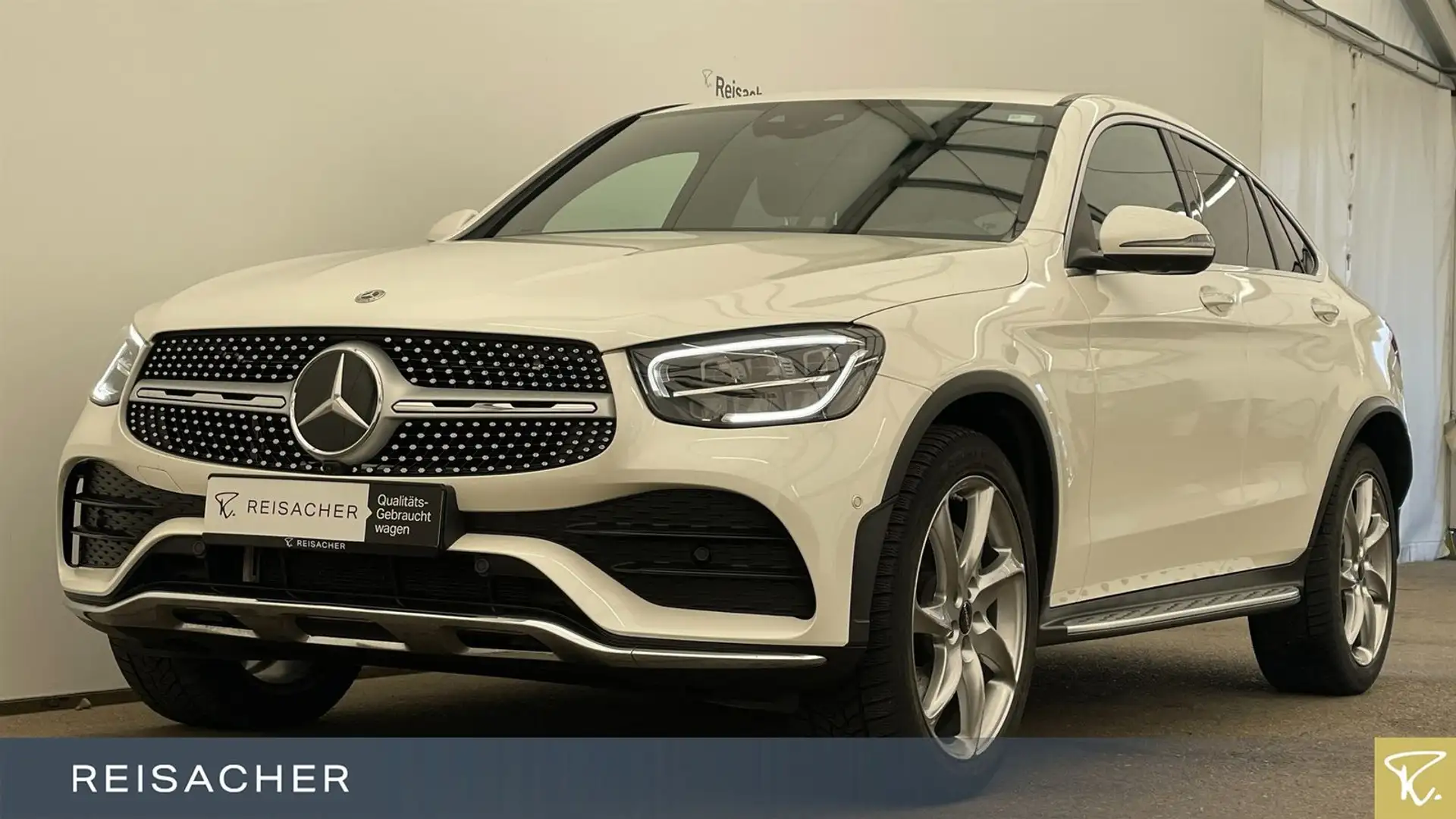 Mercedes-Benz GLC 300 d AMG Coupe Burmester ACC 360 HuD 20"LM Weiß - 1