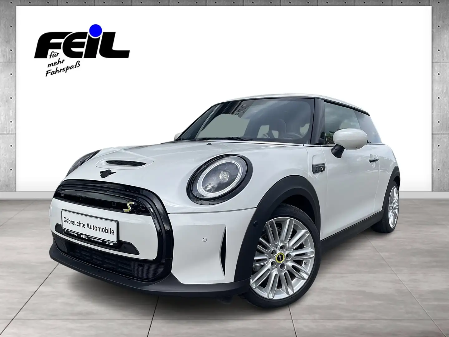 MINI Cooper SE Classic Trim 3-trg. Head-Up HK HiFi Blanc - 1