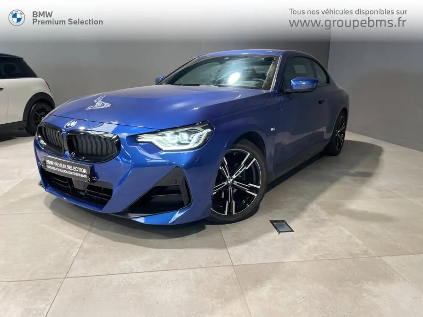 BMW 220 220dA 190ch M Sport Bleu - 1