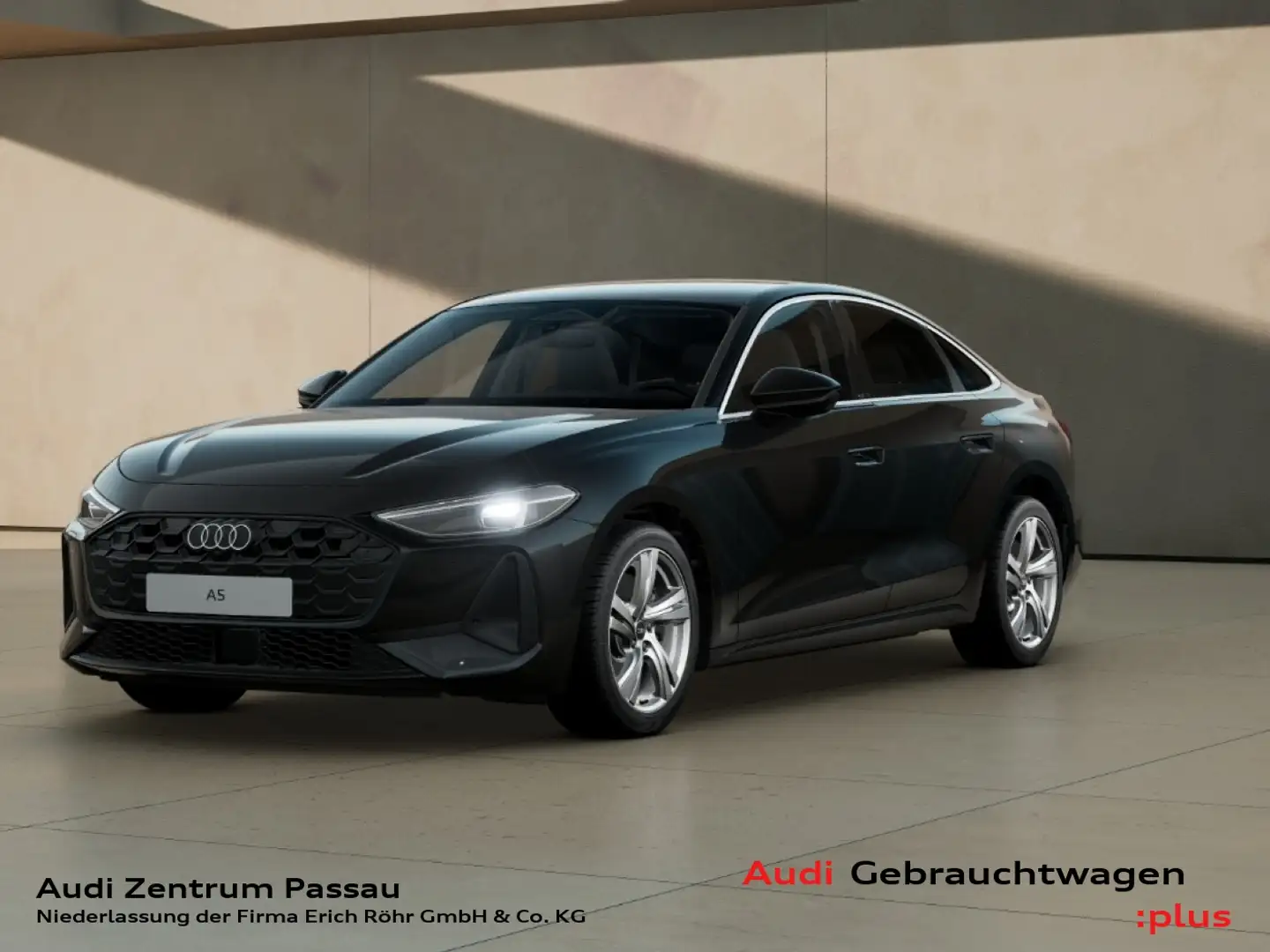 Audi A5 Limousine TDI S tro. virt. Cock.+ NAVI PDC+ SHZ Schwarz - 1