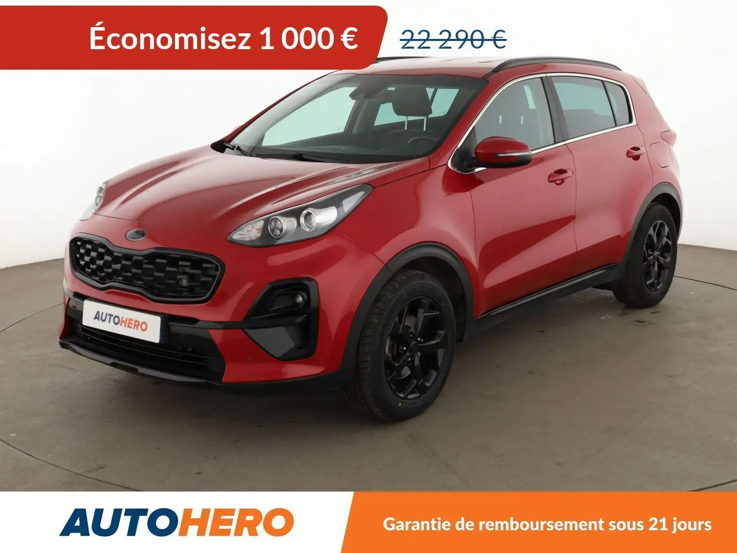 Kia Sportage 1.6 CRDi MHEV Black Edition 2WD DCT7 Rouge - 1