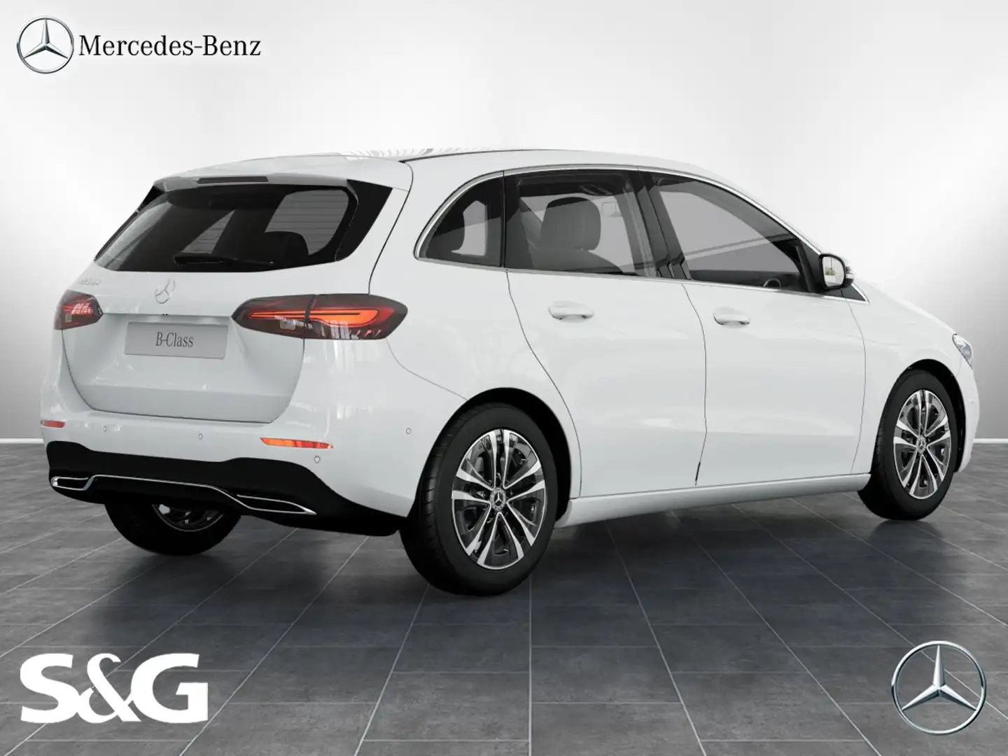 Mercedes-Benz B 200 d PROGRESSIVE MBUX+M-LED+RüKam+Distronic Weiß - 2