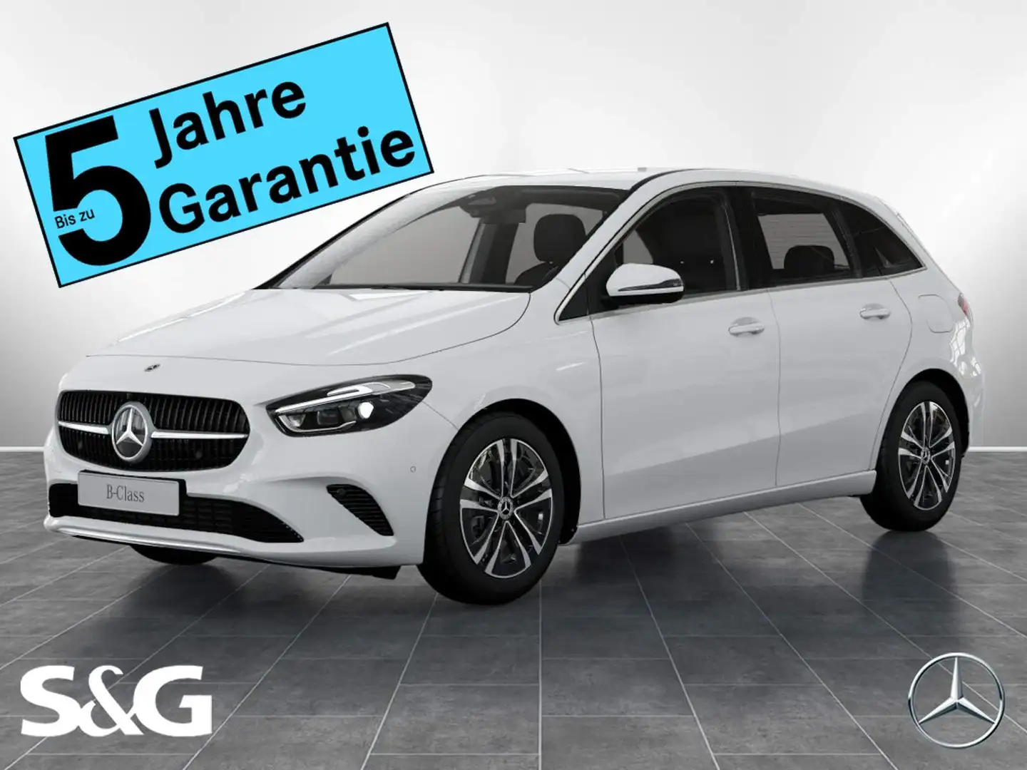 Mercedes-Benz B 200 d PROGRESSIVE MBUX+M-LED+RüKam+Distronic Weiß - 1