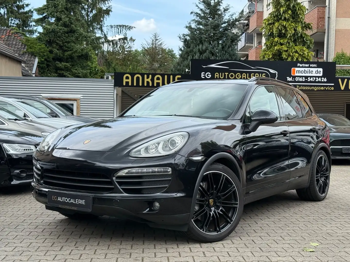 Porsche Cayenne S *SCHIEBED*18-WEGE*22-ZOLL*AHK*SHZ-4* Schwarz - 1
